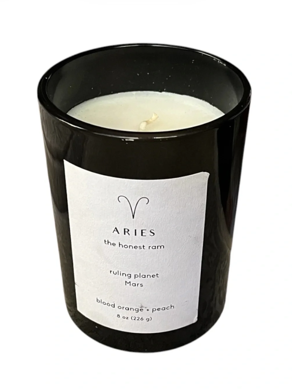 NWOT Project 62 Aries Zodiac Candle Blood Orange & Peach, 8oz Glass Jar